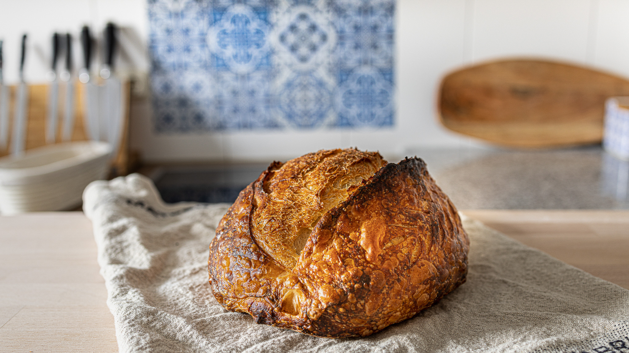 Perfect ear on sourdough